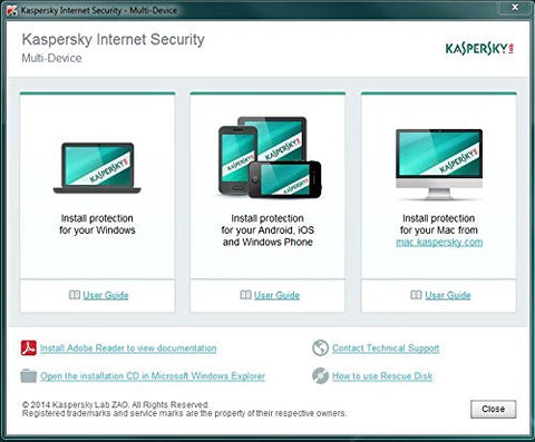 Kaspersky Internet Security 2015 [3PCs/1Year] (PC/MAC)