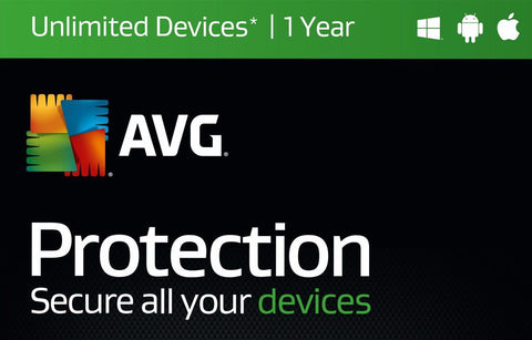AVG Protection [UNLIMITED Devices/1Year] (PC/MAC/Android)